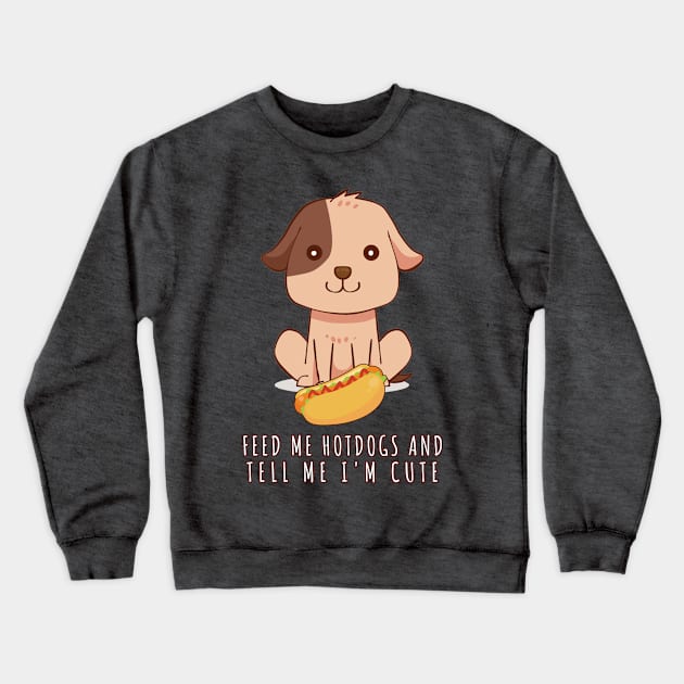 Dog Hotdogs Crewneck Sweatshirt by JKA